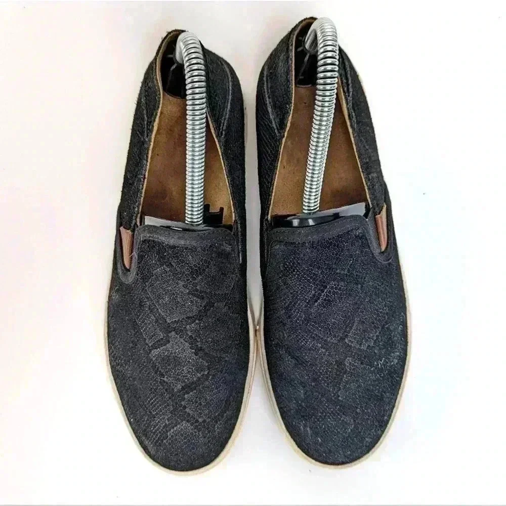 OluKai Pehuea Leather Slip On Loafer Flats - 7.5 - Picture 6 of 11